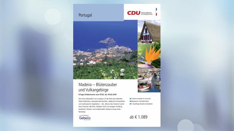 Reise nach Madeira des Kreisverbandes